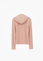 Bayan Pembe Modal Kapüşonlu Bluz