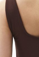 Bayan Kahverengi Modal Kare Yaka Atlet