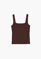 Bayan Kahverengi Modal Kare Yaka Atlet