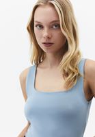 Bayan Mavi Modal Kare Yaka Atlet