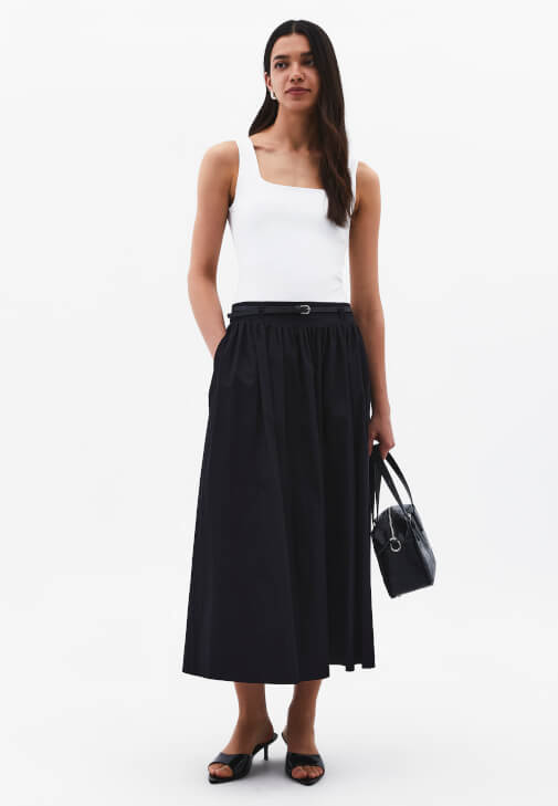 Oversize Trençkot ve Pantolon Kombini