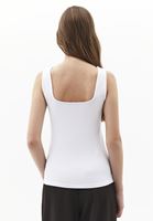 Bayan Beyaz Modal Kare Yaka Atlet