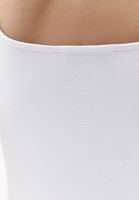 Bayan Beyaz Modal Kare Yaka Atlet