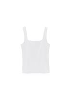 Bayan Beyaz Modal Kare Yaka Atlet