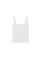 Bayan Beyaz Modal Kare Yaka Atlet