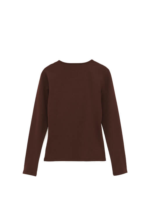 Modal Kare Yaka Tişört - Görsel 7