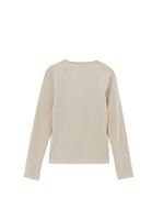 Bayan Bej Modal Kare Yaka Tişört