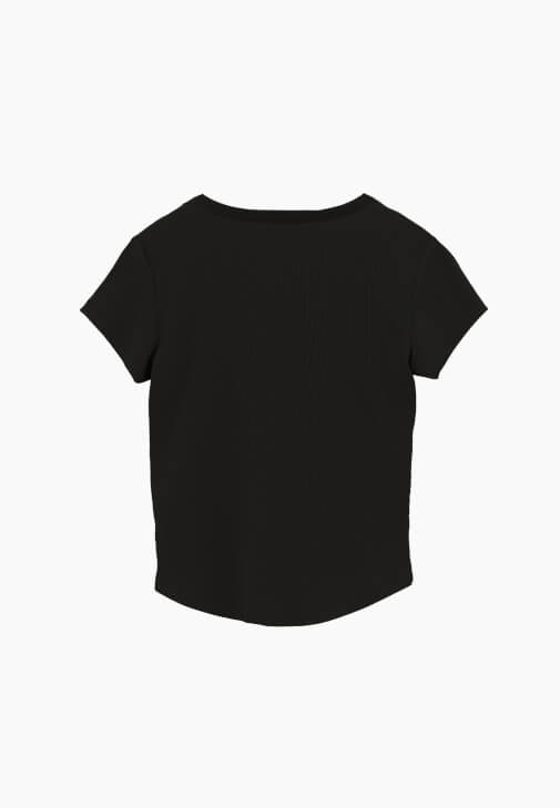 Düğmeli Tişört ve Pantolon Kombini