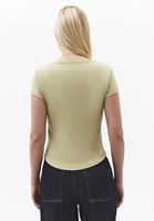 Bayan Yeşil Modal V Yaka Tişört