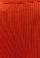 Bayan Turuncu Modal V Yaka Tişört