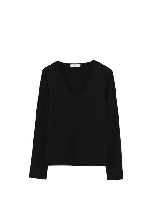 Modal Tişört ve Vegan Deri Etek Kombini