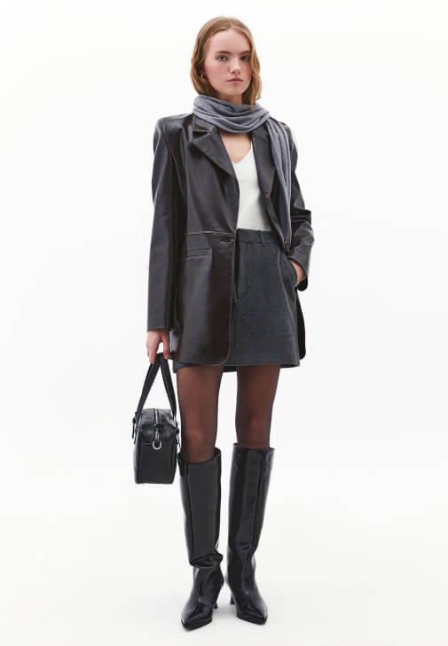  Modal Tişört ve Boru Paça Pantolon Kombini