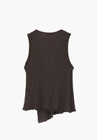 Bayan Kahverengi Modal Aksesuar Detaylı Bluz