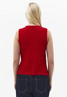 Bayan Kırmızı Modal Aksesuar Detaylı Bluz