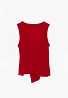 Bayan Kırmızı Modal Aksesuar Detaylı Bluz