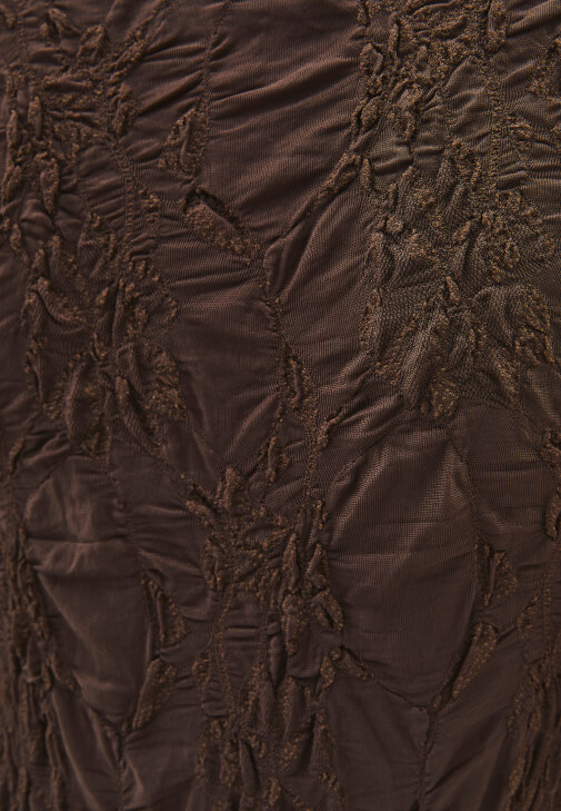 Dantelli Elbise ve Keten Ceket Kombini