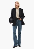 Bayan Bej Modal Sıfır Yaka Tişört