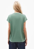 Bayan Yeşil Modal Sıfır Yaka Tişört