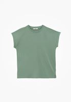 Bayan Yeşil Modal Sıfır Yaka Tişört