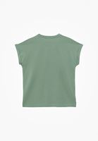 Bayan Yeşil Modal Sıfır Yaka Tişört