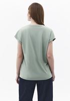 Bayan Yeşil Modal Bot Yaka Tişört