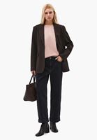 Bayan Pembe Modal Sıfır Yaka Tişört