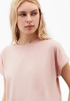 Bayan Pembe Modal Sıfır Yaka Tişört