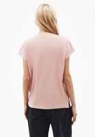 Bayan Pembe Modal Sıfır Yaka Tişört