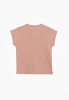 Bayan Pembe Modal Sıfır Yaka Tişört