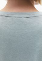 Bayan Yeşil Modal Taş Detaylı Tişört