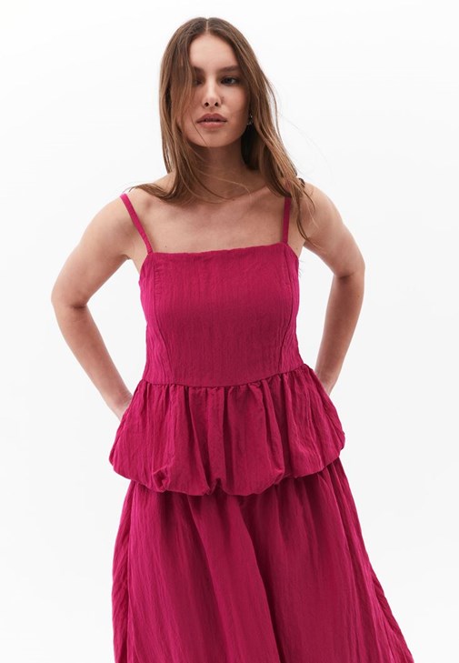 Balon Kesim Atlet ve Balon Etek Kombini