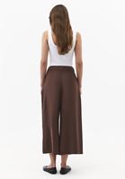 Bayan Kahverengi Modal Culotte Pantolon
