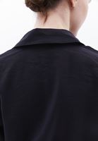 Bayan Siyah Modal Bağlama Detaylı Midi Elbise