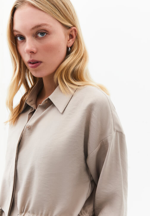 Oversize Gömlek ve Pantolon Kombini