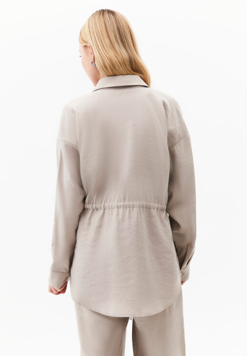 Oversize Gömlek ve Pantolon Kombini