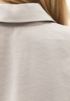 Bayan Bej Modal Bağcıklı Oversize Gömlek