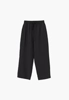 Bayan Siyah Modal Straight-Fit Pantolon