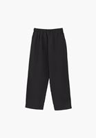 Bayan Siyah Modal Straight-Fit Pantolon