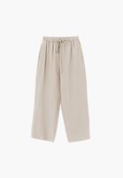 Bayan Bej Modal Straight-Fit Pantolon