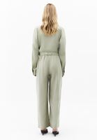 Bayan Yeşil Modal Straight-Fit Pantolon