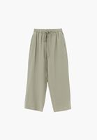 Bayan Yeşil Modal Straight-Fit Pantolon