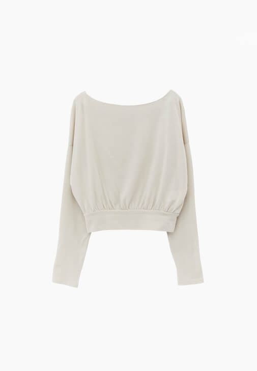 Modal Kazak ve Baggy-Fit Denim Pantolon Kombini