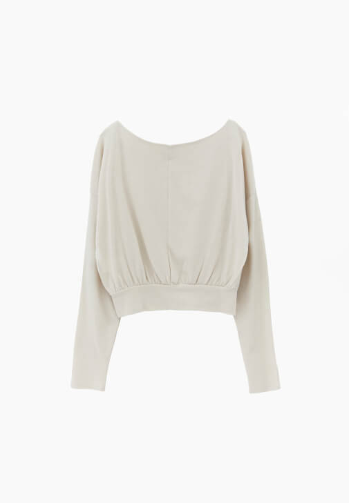 Modal Kazak ve Baggy-Fit Denim Pantolon Kombini