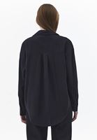 Bayan Siyah Modal Oversize Gömlek