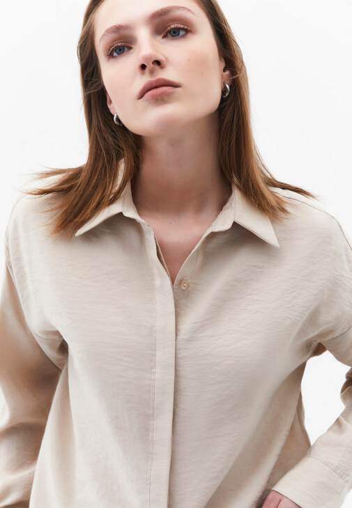 Oversize Gömlek ve Pantolon Kombini