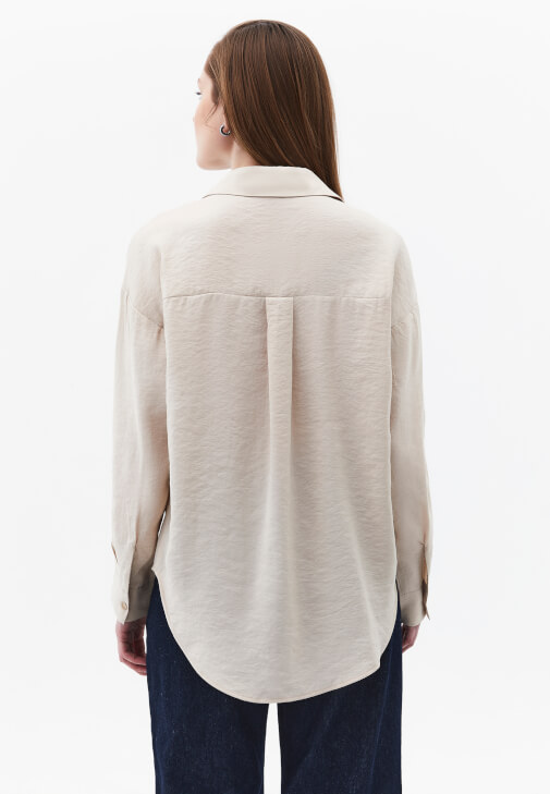 Oversize Gömlek ve Pantolon Kombini