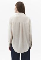 Bayan Bej Modal Oversize Gömlek