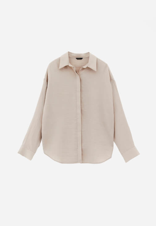 Oversize Gömlek ve Pantolon Kombini