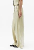 Bayan Yeşil Modal Wide-Leg Pantolon