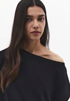 Bayan Siyah Modal Bot Yaka Tişört